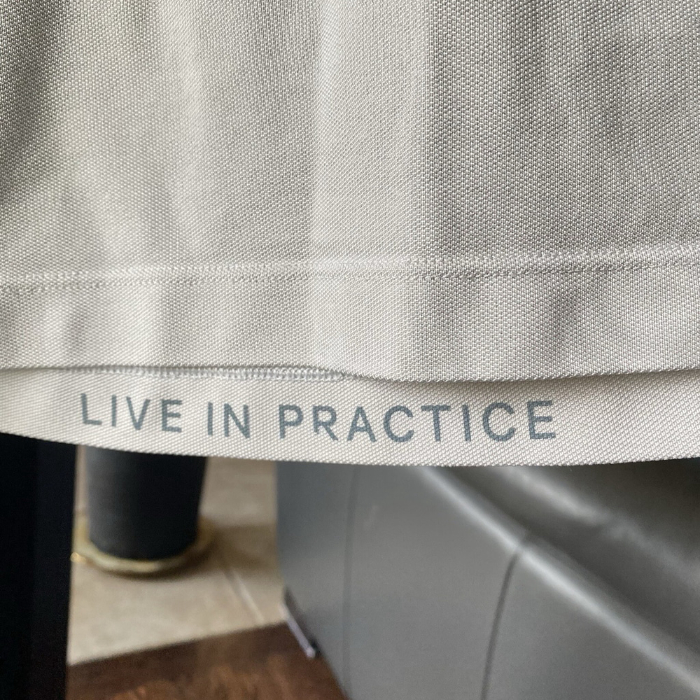 Lululemon Tech Pique Polo Shirt Live In Practice Golf Short Sleeve Mens Large M - Picture 5 of 14